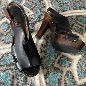Frye platform sandal size 8 1/2